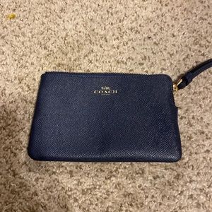 Navy Blue Coach Wrislet